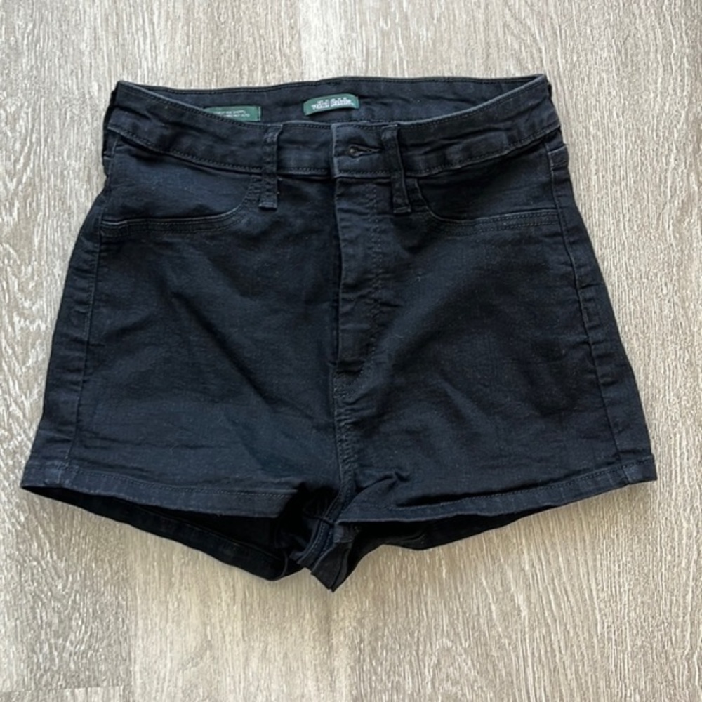 High Rise Wild Fable Black Shorts